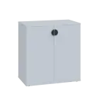 TN 2 - 7D kancelářská skříň, 2-dveřová, 750x720x400, bílá